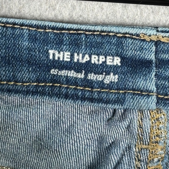 Adriano Goldschmied The Harper Jeans Womens 29R Essential Straight Blue Light - Picture 13 of 16